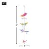 Colorful Butterfly Wind Chime - Outdoor Garden Decor With Rainbow Colors