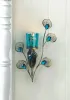 Peacock Inspired Single Sconce