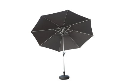 9FT Patio Umbrella, Outdoor Table Umbrella with Push Button Tilt and Crank, UV Protection Waterproof Market Sun Umbrella with 8 Sturdy Ribs for G